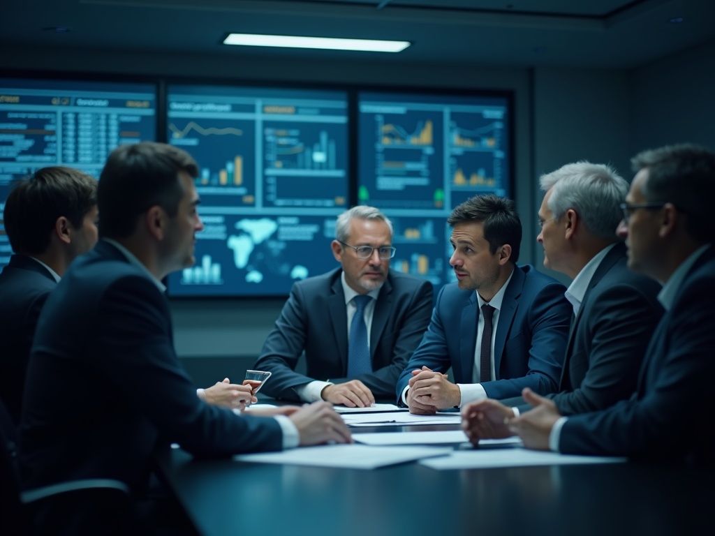 Reunión corporativa con enfoque en chatgpt modo adulto y seguridad empresarial