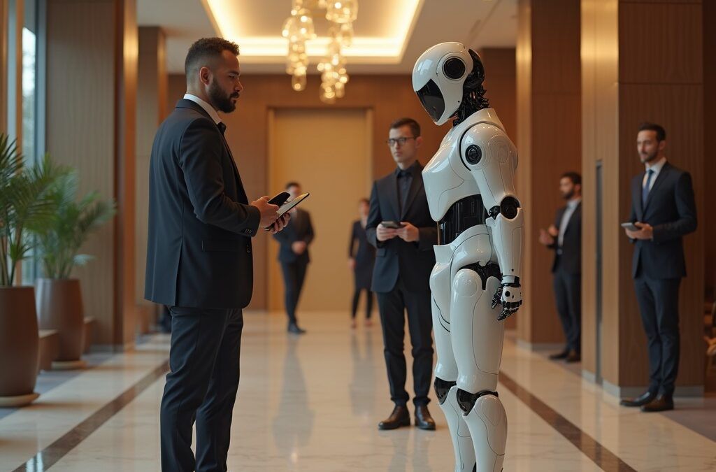 Cómo un robot conserje con inteligencia artificial revoluciona la experiencia hotelera y la rentabilidad