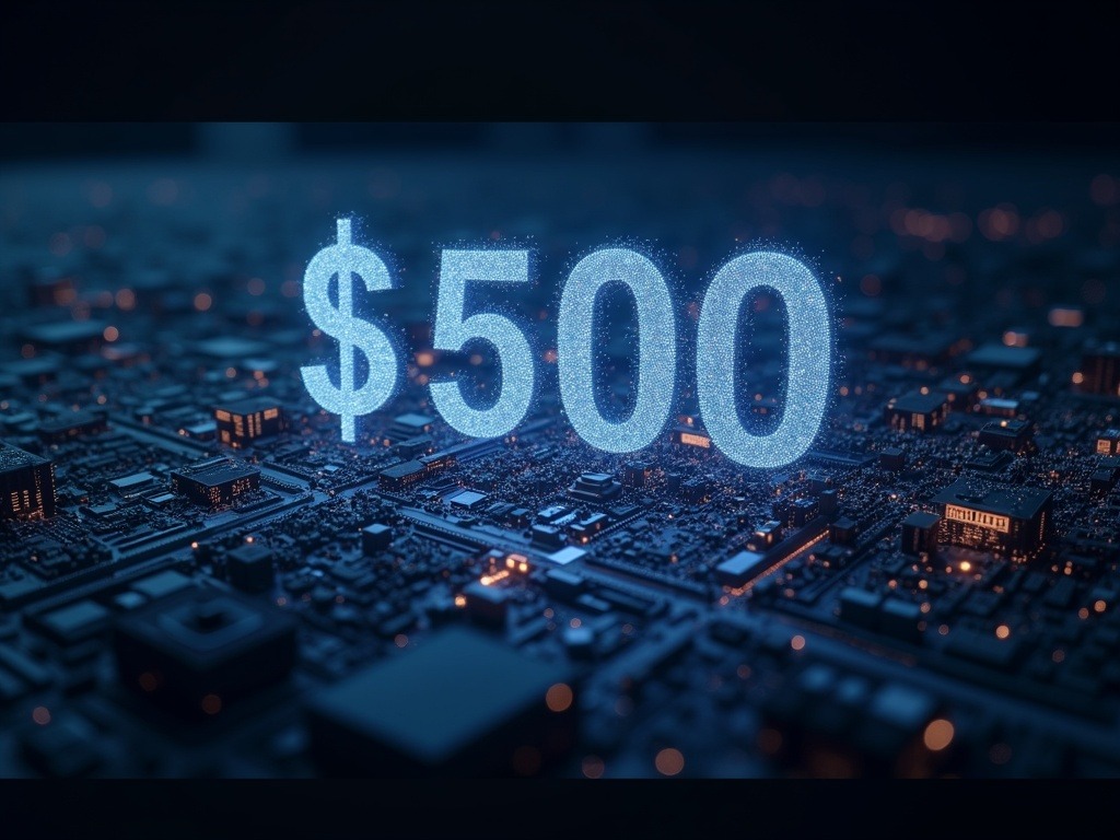 Paisaje digital ultra realista que muestra el crecimiento de Alphabet en IA y su impacto en infraestructura tecnológica y beneficios