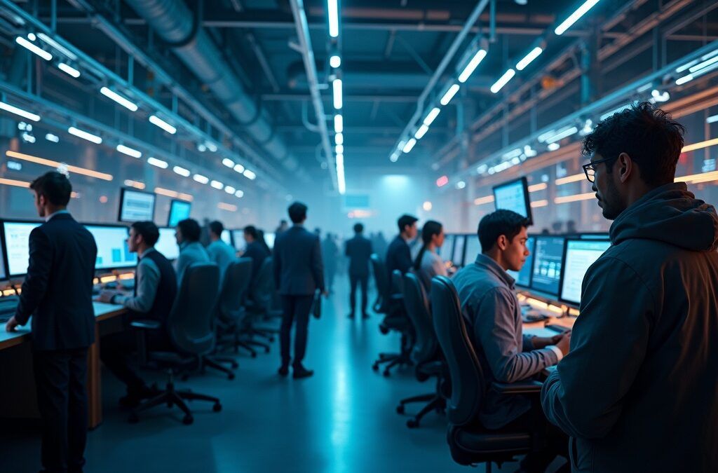 El crecimiento de los empleos con inteligencia artificial y su impacto salarial en 2025