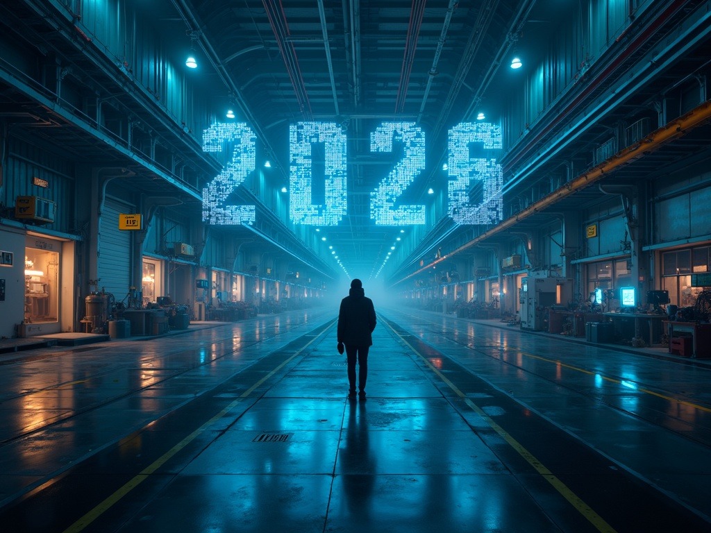 Escena ultra realista de ciberseguridad en industria con integración de IA y talento humano protegiendo infraestructuras digitales completas en 2026