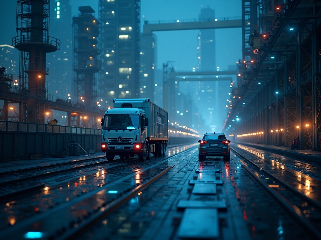 Representación ultra realista de la inteligencia artificial 2026 gestionando operaciones industriales y financieras de forma autónoma